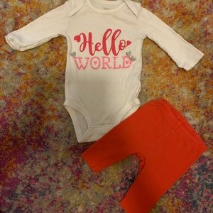 Carters baby girl cloths 0-3 months